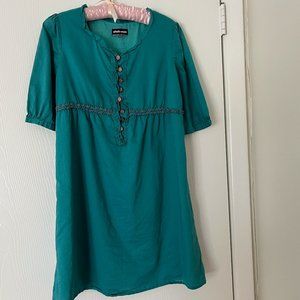 Ohoh Mini Emerald Green Dress